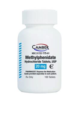 The recommended starting dose for methylphenidate hydrochloride extended-release capsule is 20 mg once daily. . Camber methylphenidate shortage